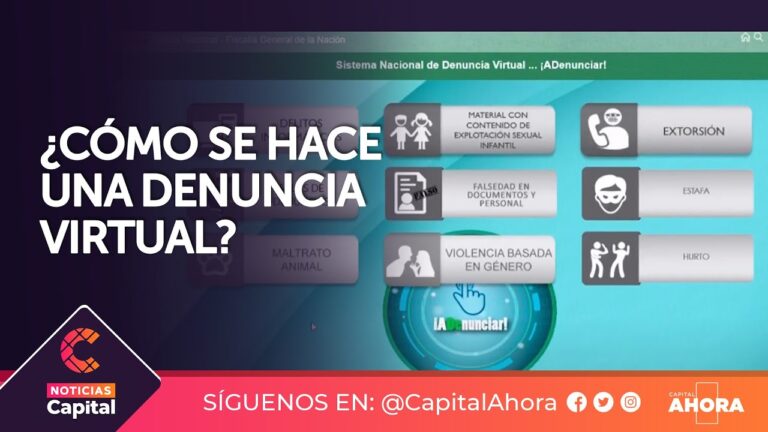 poner una denuncia por internet