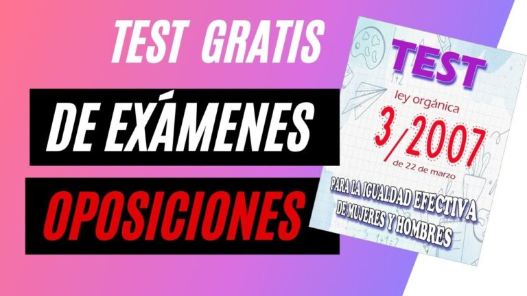 preguntas tipo test igualdad de género
