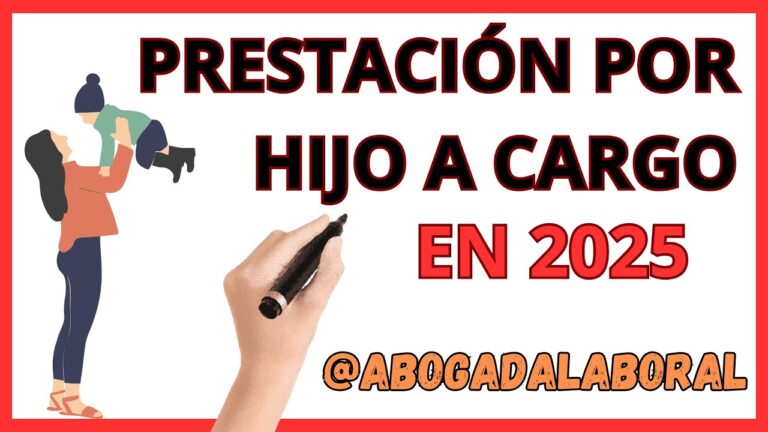 prestacion por hijo a cargo discapacidad