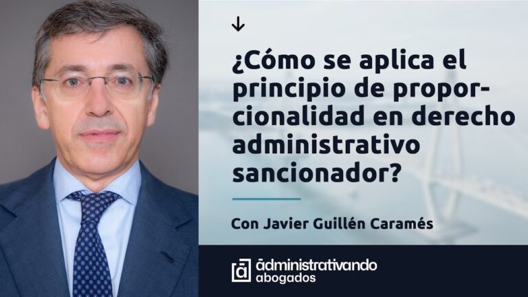 principio de proporcionalidad derecho administrativo