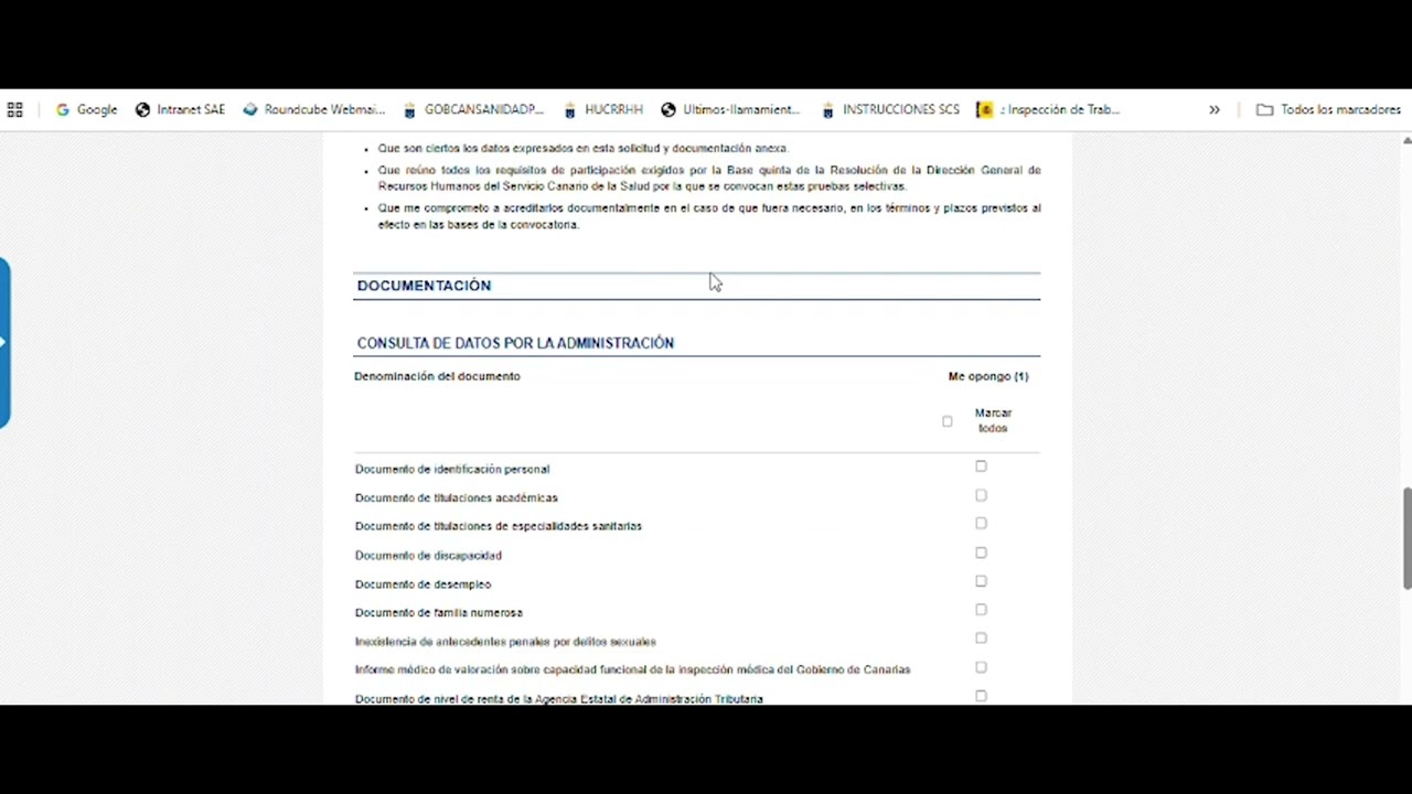 procesos selectivos gobierno de canarias