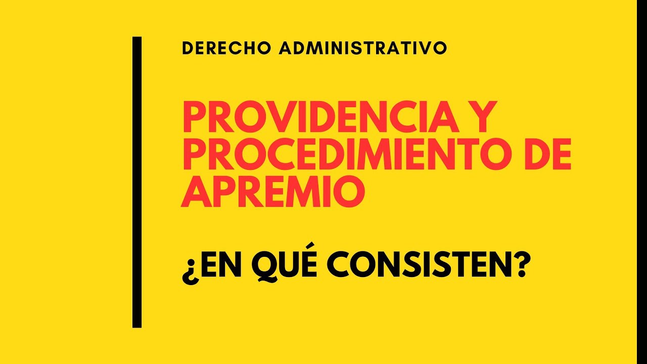 providencia de señalamiento de bienes