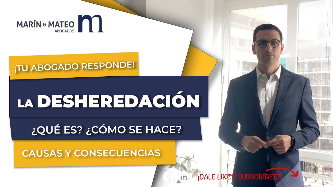 puedes desheredar a un hijo en españa