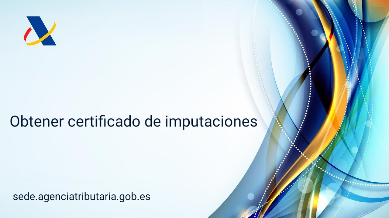 que es el certificado de imputaciones