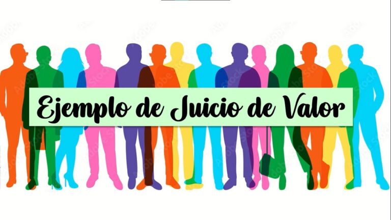 que es un juicio de valor