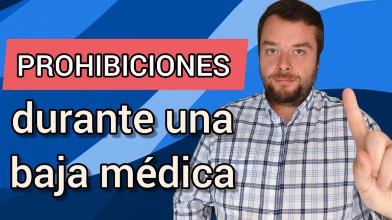 que no se puede hacer estando de baja