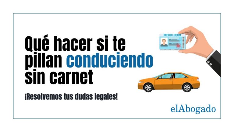 que pasa si conduces sin carnet