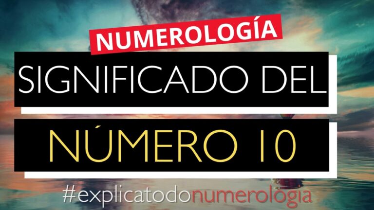 que significa el numero 10