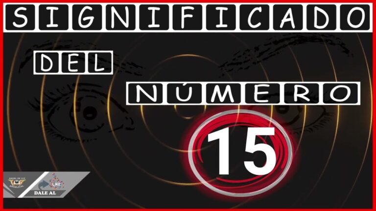 que significa el numero 15