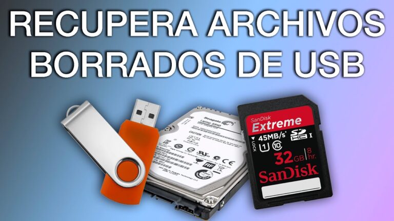 recuperar datos de un pendrive