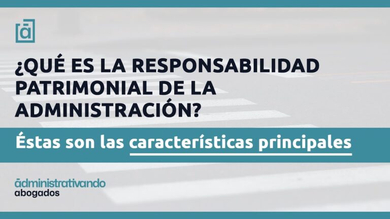 responsabilidad patrimonial de la administración pública