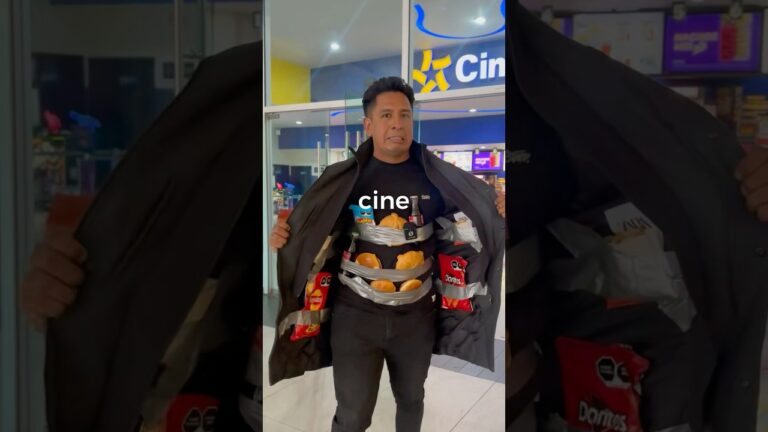 se puede meter comida en el cine