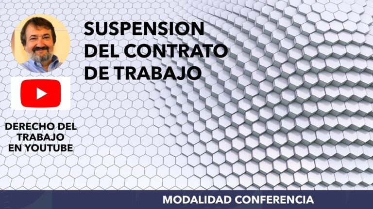 suspension del contrato de trabajo