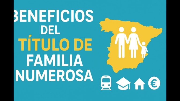 titulo familia numerosa junta de andalucia