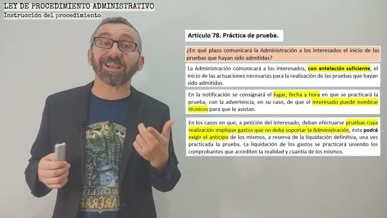 trámite de audiencia procedimiento administrativo